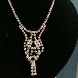 Beautiful elegant crystal necklace